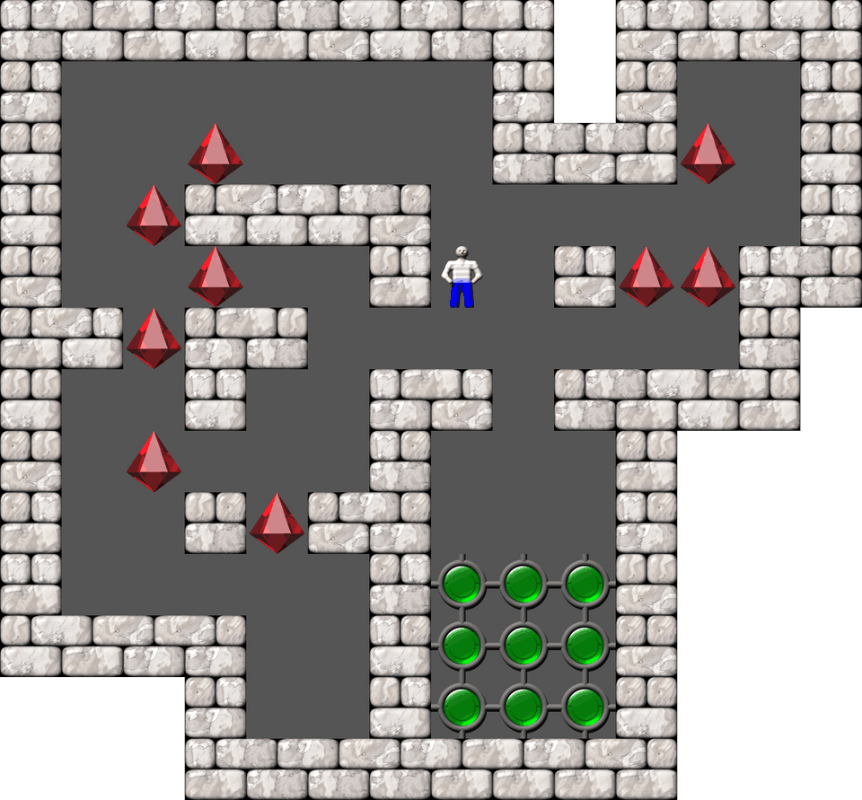 Sokoban Mass Remodel level 1719